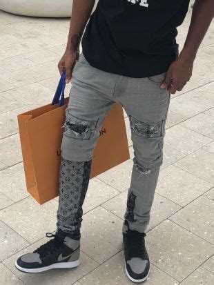 louis vuitton grey xlvx denim